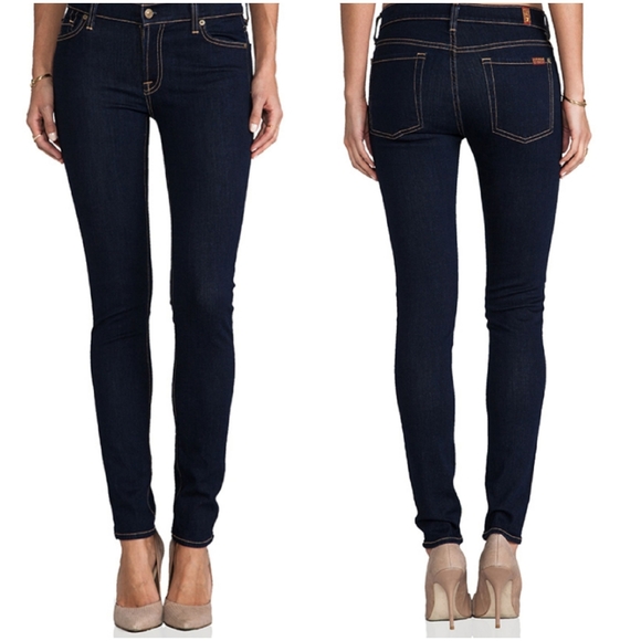 7 For All Mankind Denim - 7FAM the Skinny in rinse indigo 25